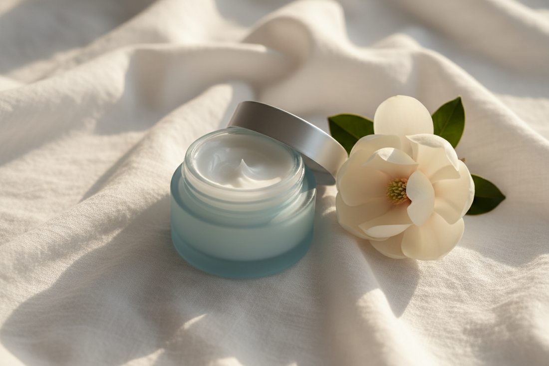Niacinamide, panthénol, cristaux liquides : la science derrière la Crème Hydratante Cocoon