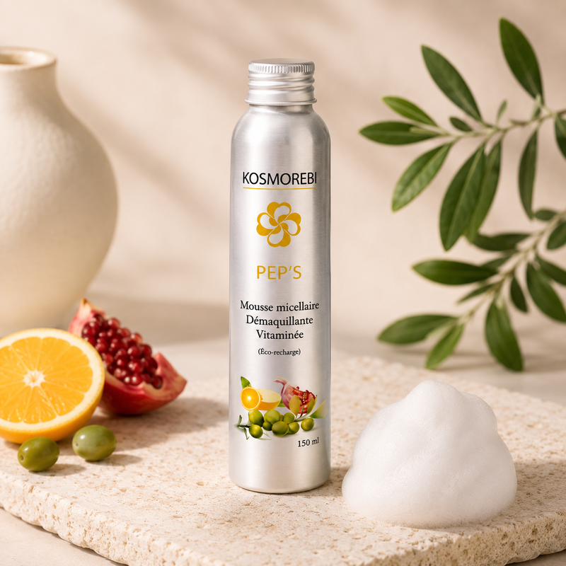 Mousse Micellaire Démaquillante Vitaminée PEP'S