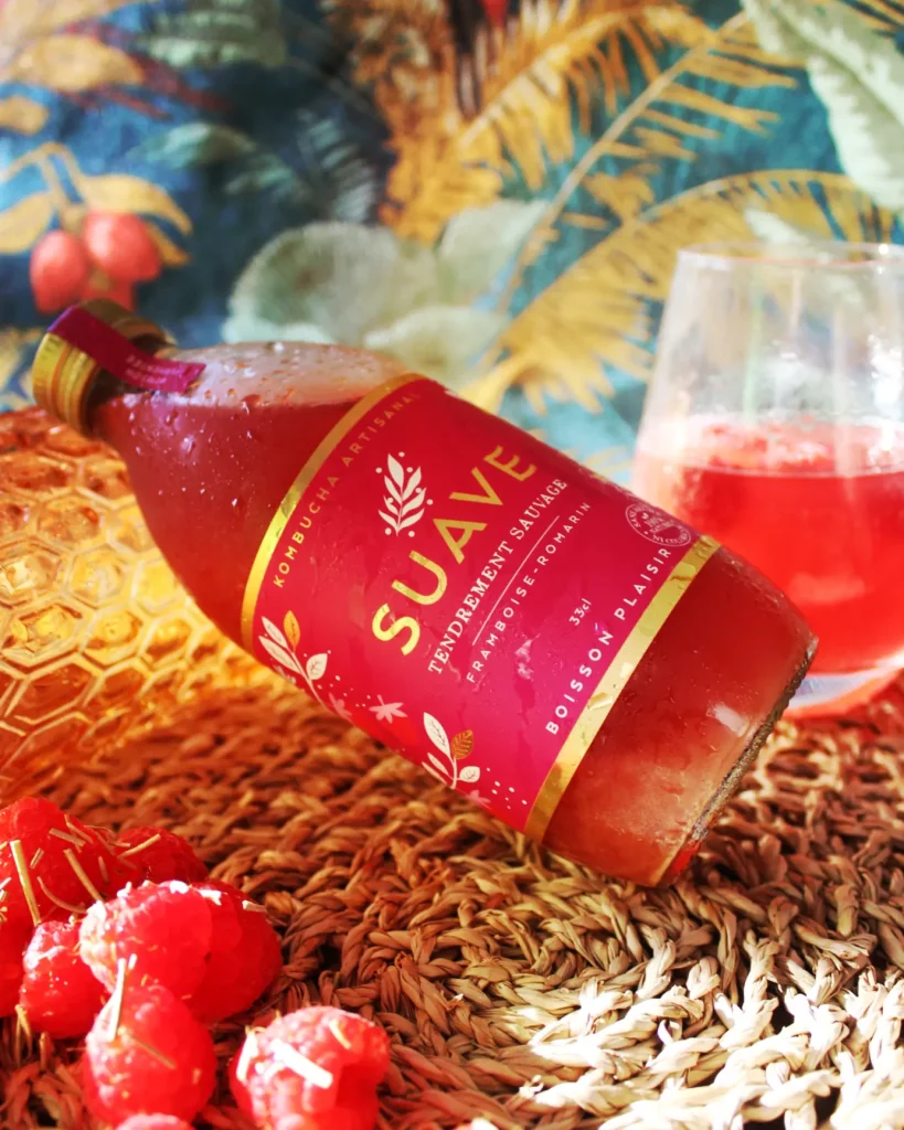 Kombucha Framboise-Romarin
