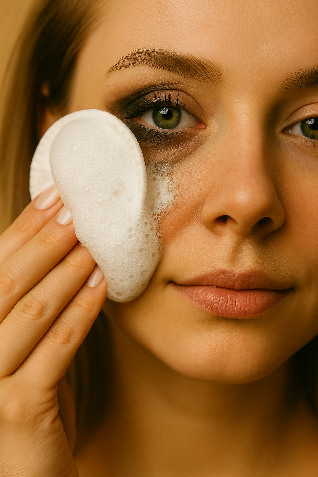 Peau avant application